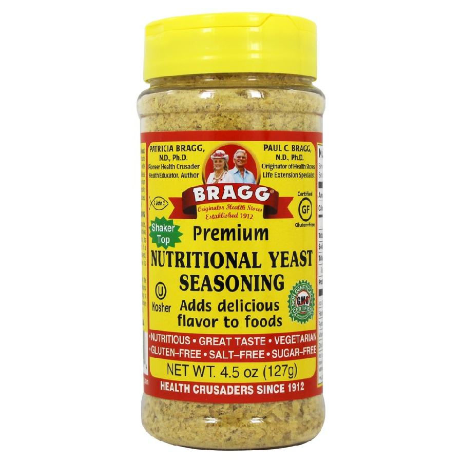 Bragg - Premium Nutritional Yeast Seasoning - 4.5 oz. (127 g) - Bragg - Gia vị men dinh dưỡng cao cấp - 4.5 oz. (127 g)