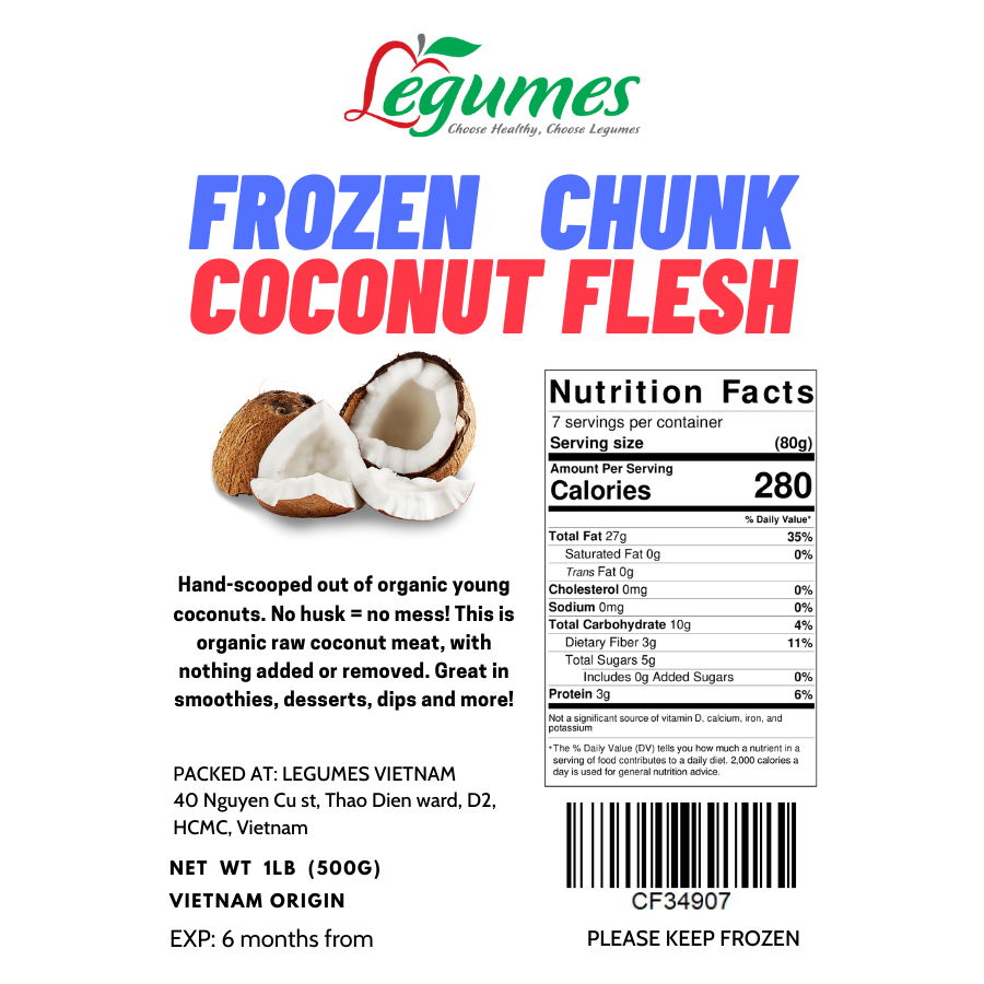 Coconut Flesh Frozen