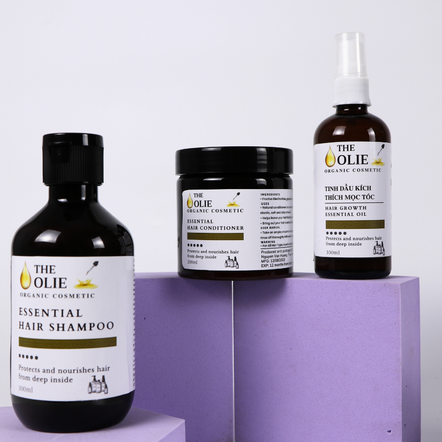 Tinh Dầu Bưởi Thiên Nhiên Kích Thích Mọc Tóc Nuôi Dưỡng & Bảo Vệ Mái Tóc - Hair Growth Essential Oil The Olie 100ml