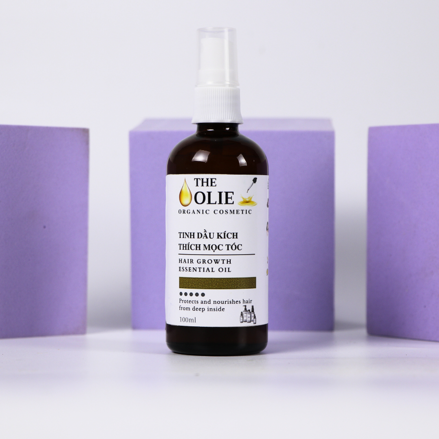 Tinh Dầu Bưởi Thiên Nhiên Kích Thích Mọc Tóc Nuôi Dưỡng & Bảo Vệ Mái Tóc - Hair Growth Essential Oil The Olie 100ml
