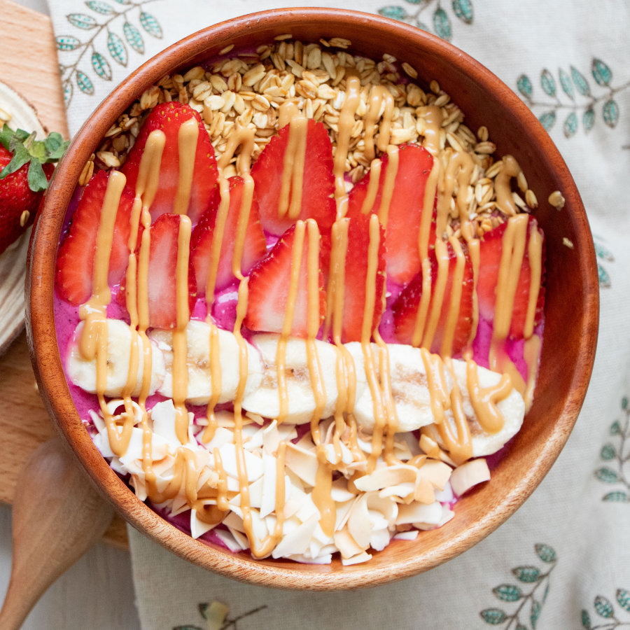 Acai Strawberry Mango Smoothie Bowl