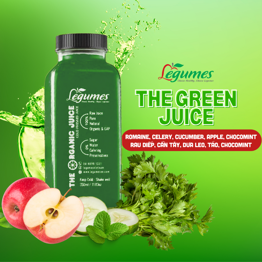 The Green Juice – Nước Ép Xanh Tươi Mát – Légumes