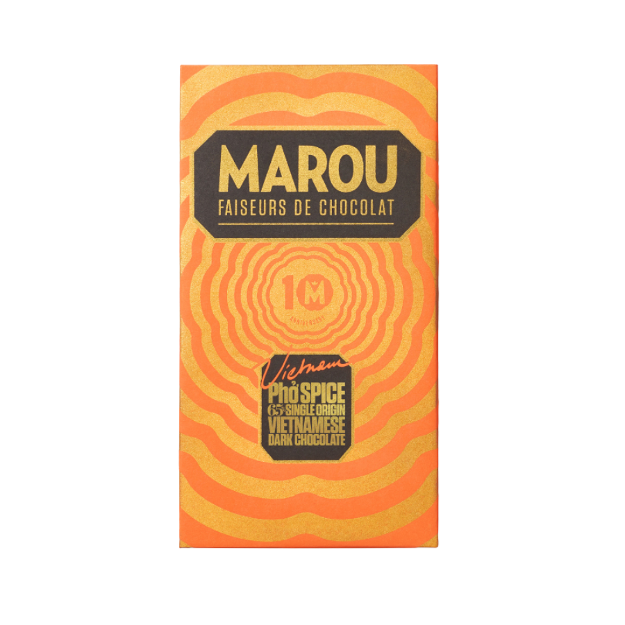 Dark Chocolate and Pho Spices 65% Cacao Marou 80G