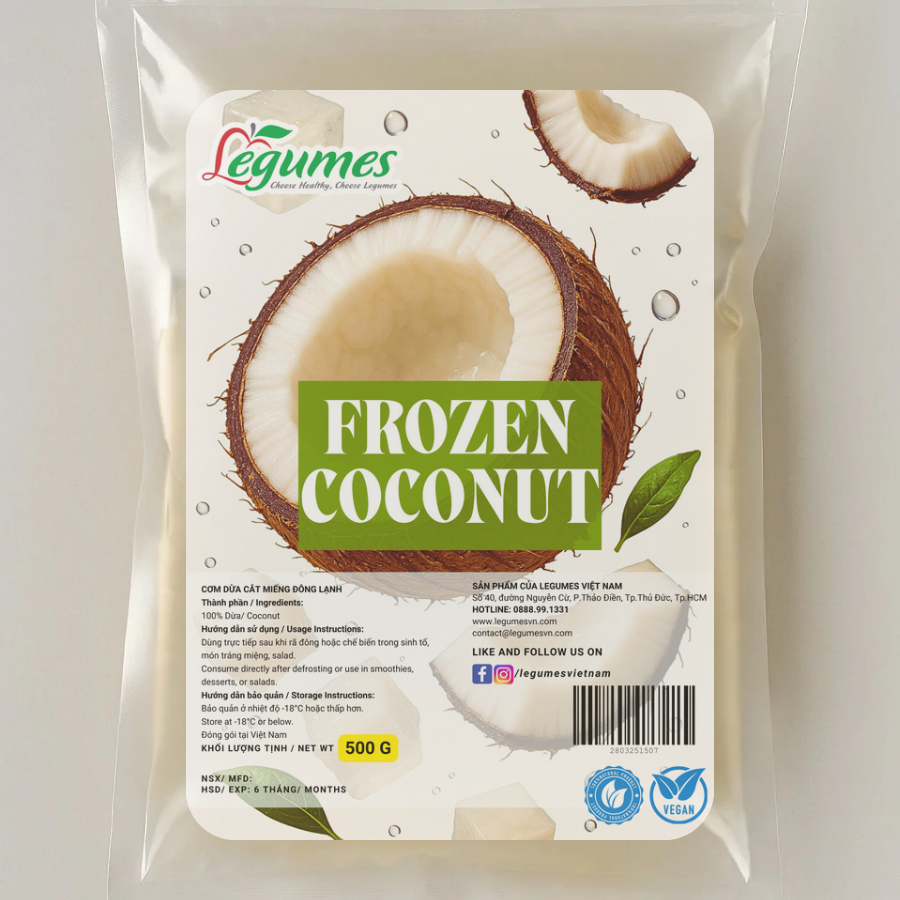 Cơm Dừa Đông Lạnh Nguyên Chất – Légumes