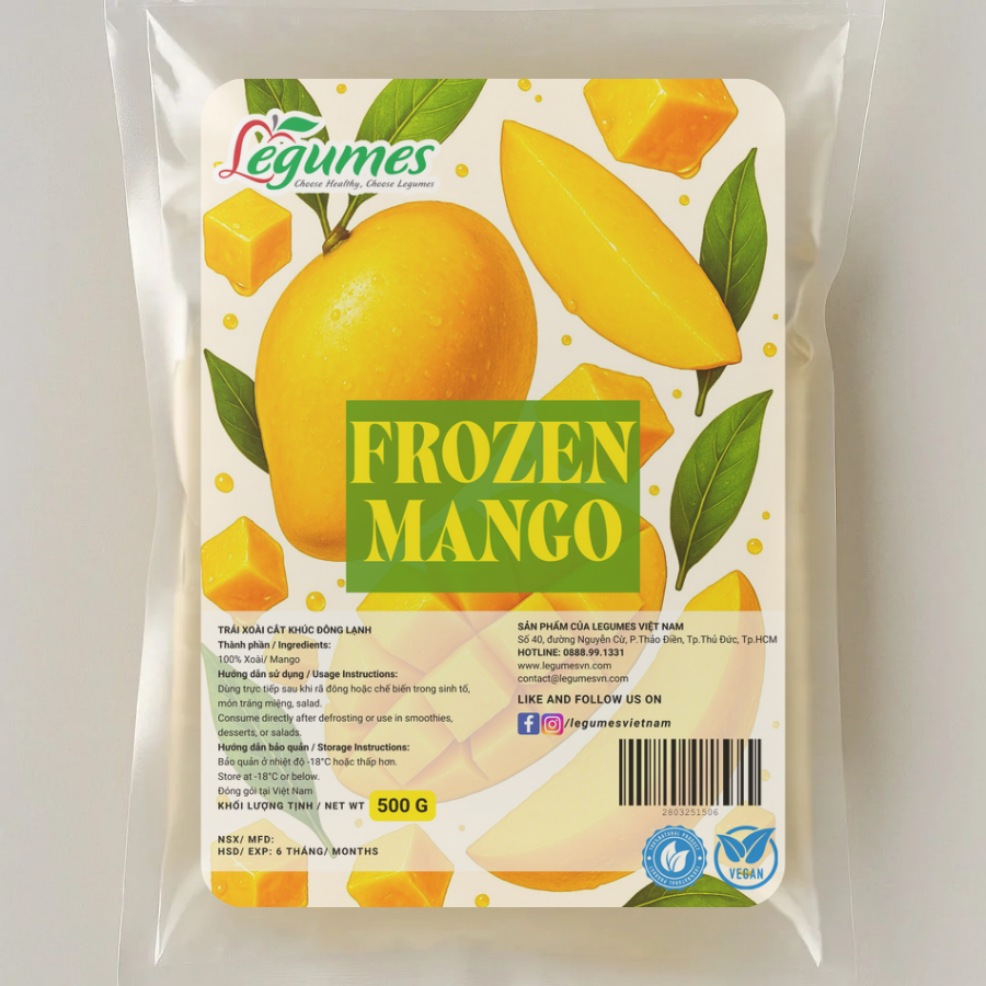 Xoài Đông Lạnh Cắt Miếng – Légumes