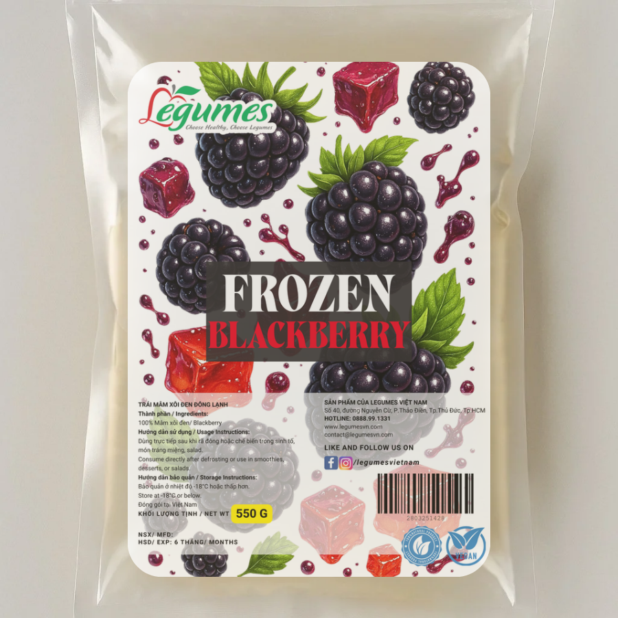 Mâm Xôi Đen Đông Lạnh – Légumes