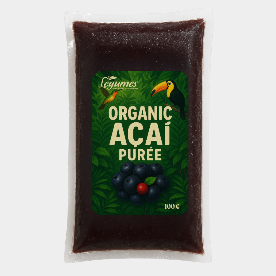 Trái Acai Hữu Cơ Nguyên Chất Đông lạnh – Frozen Organic Acai Purée