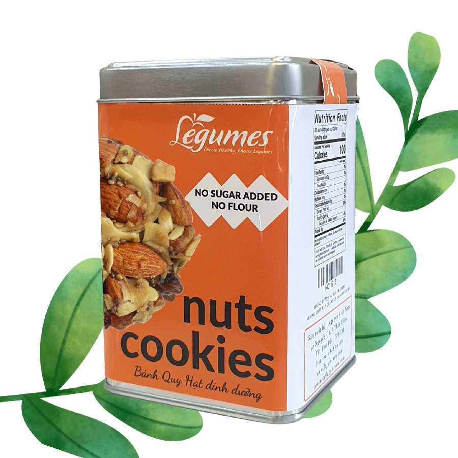 Vegan Mixed Nuts Cookie (6pcs/box) Légumes