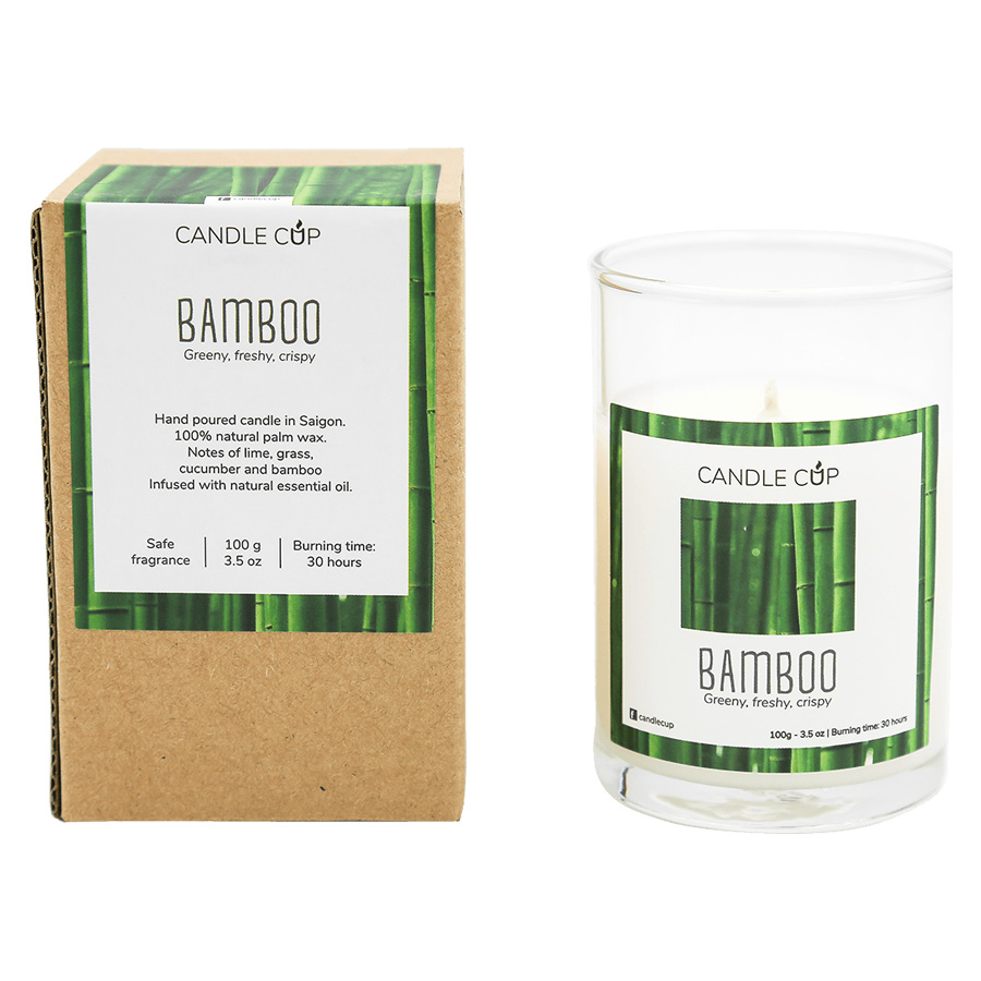 Candle Cup Bamboo - Cốc nến tre
