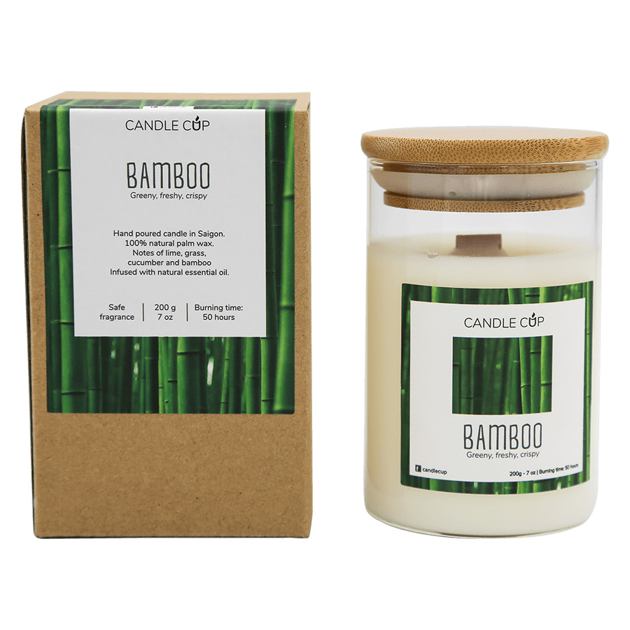 Candle Cup Bamboo - Cốc nến tre