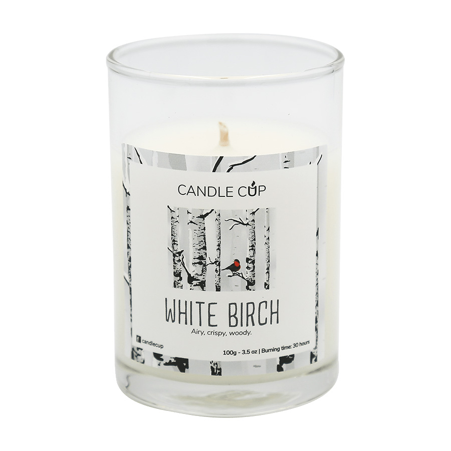Candle Cup White Birch - Cốc nến bạch dương