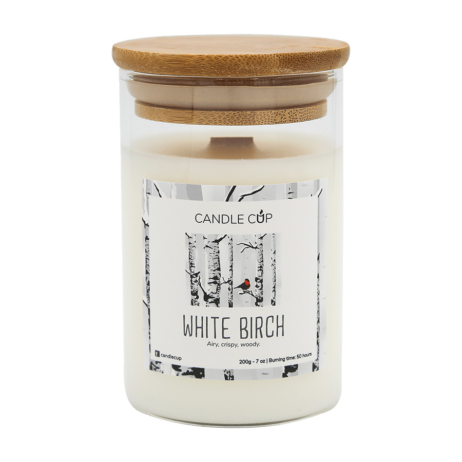 Candle Cup White Birch - Cốc nến bạch dương