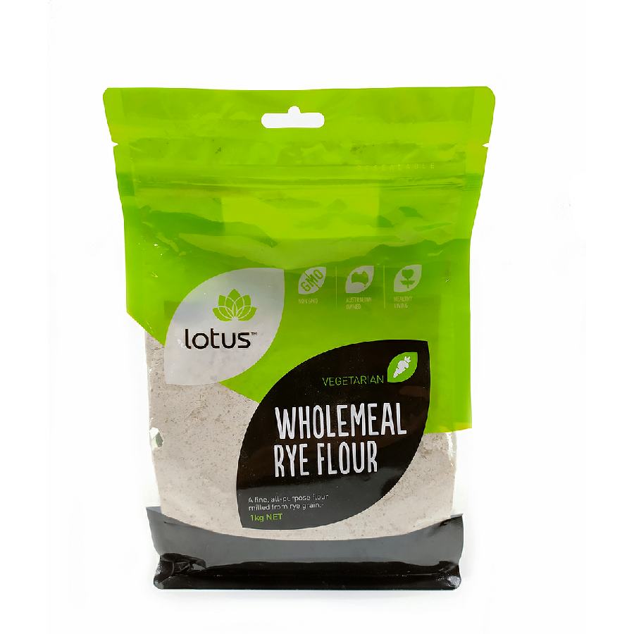 Lotus Rye Flour Wholemeal 1kg Légumes Việt Nam Légumes