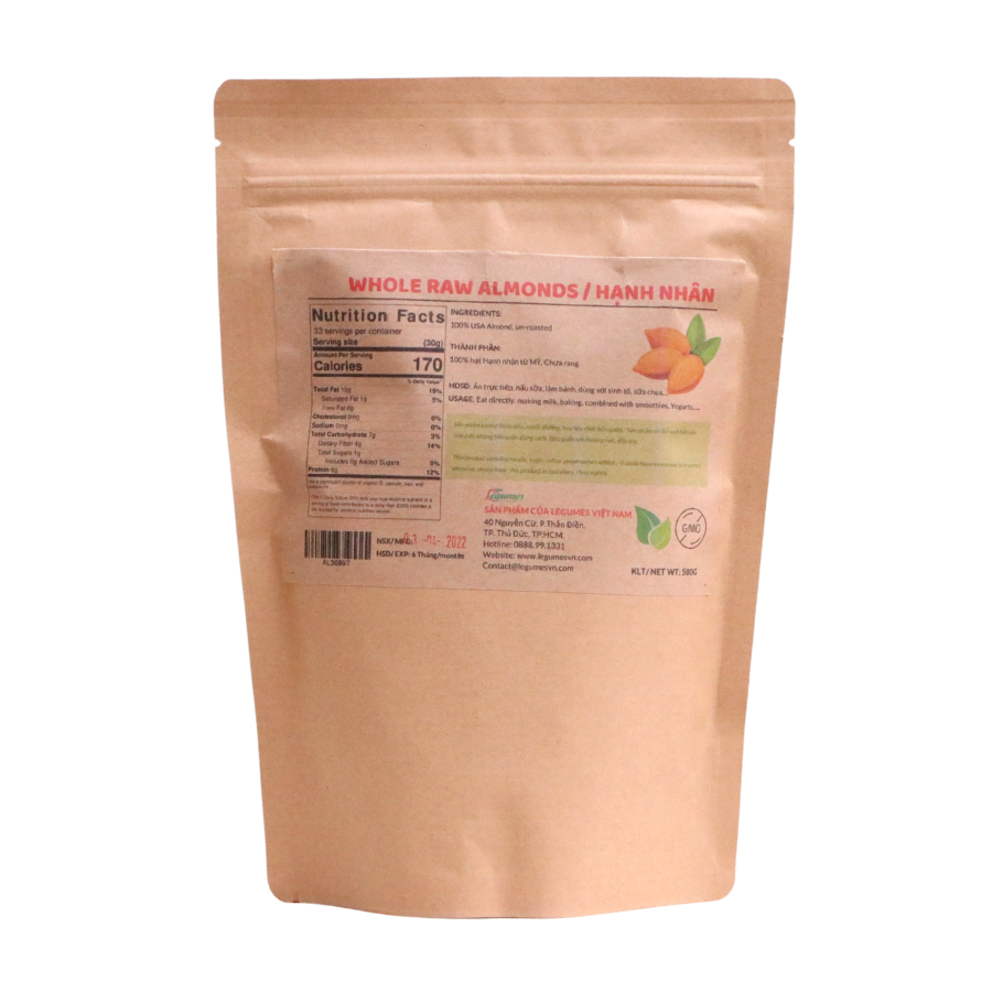 Legumes Almond - Hạt hạnh nhân Legumes