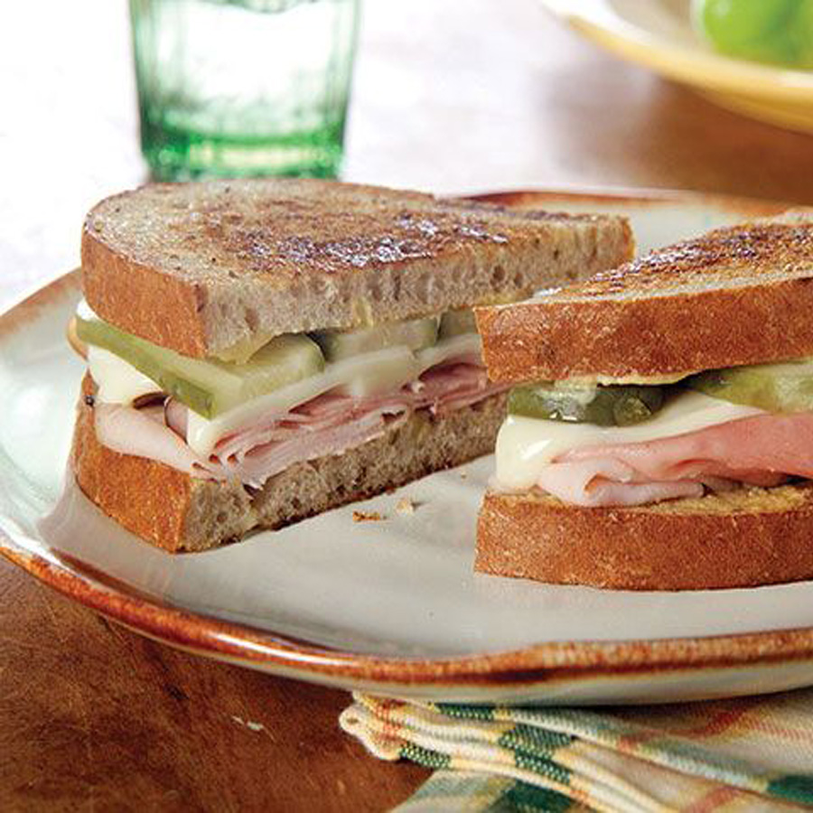 Ham Sandwich Brown Bread Légumes