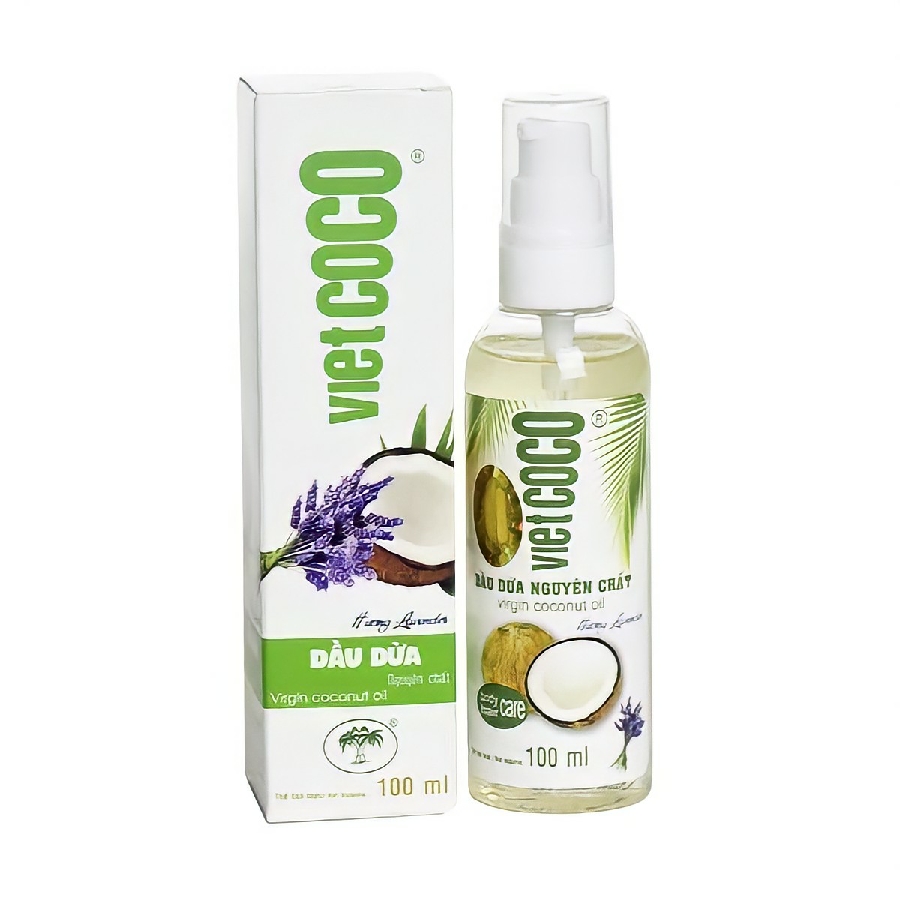 Vietcoco USDA Organic Virgin Coconut Oil Lavender Flavor For Skin & Hair  Growth 100 ml - Légumes