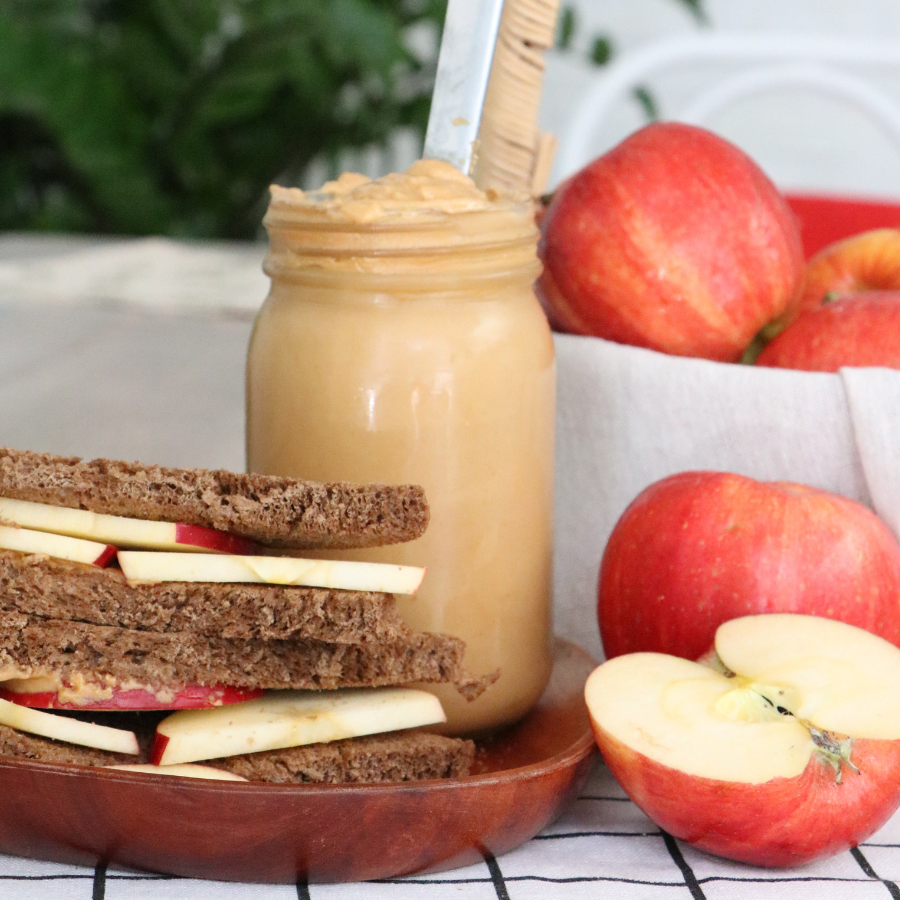 Peanut Butter & Apple Sandwich