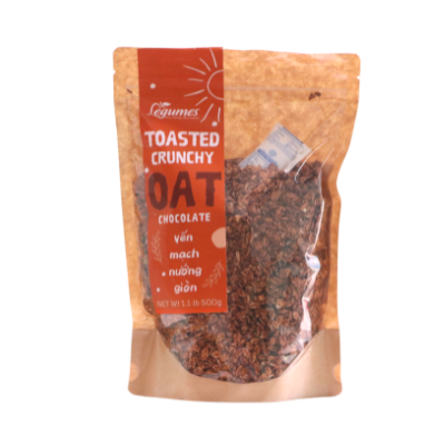 Toasted  Crunchy Oat Chocolate - Yến Mạch Nướng Giòn Chocolate